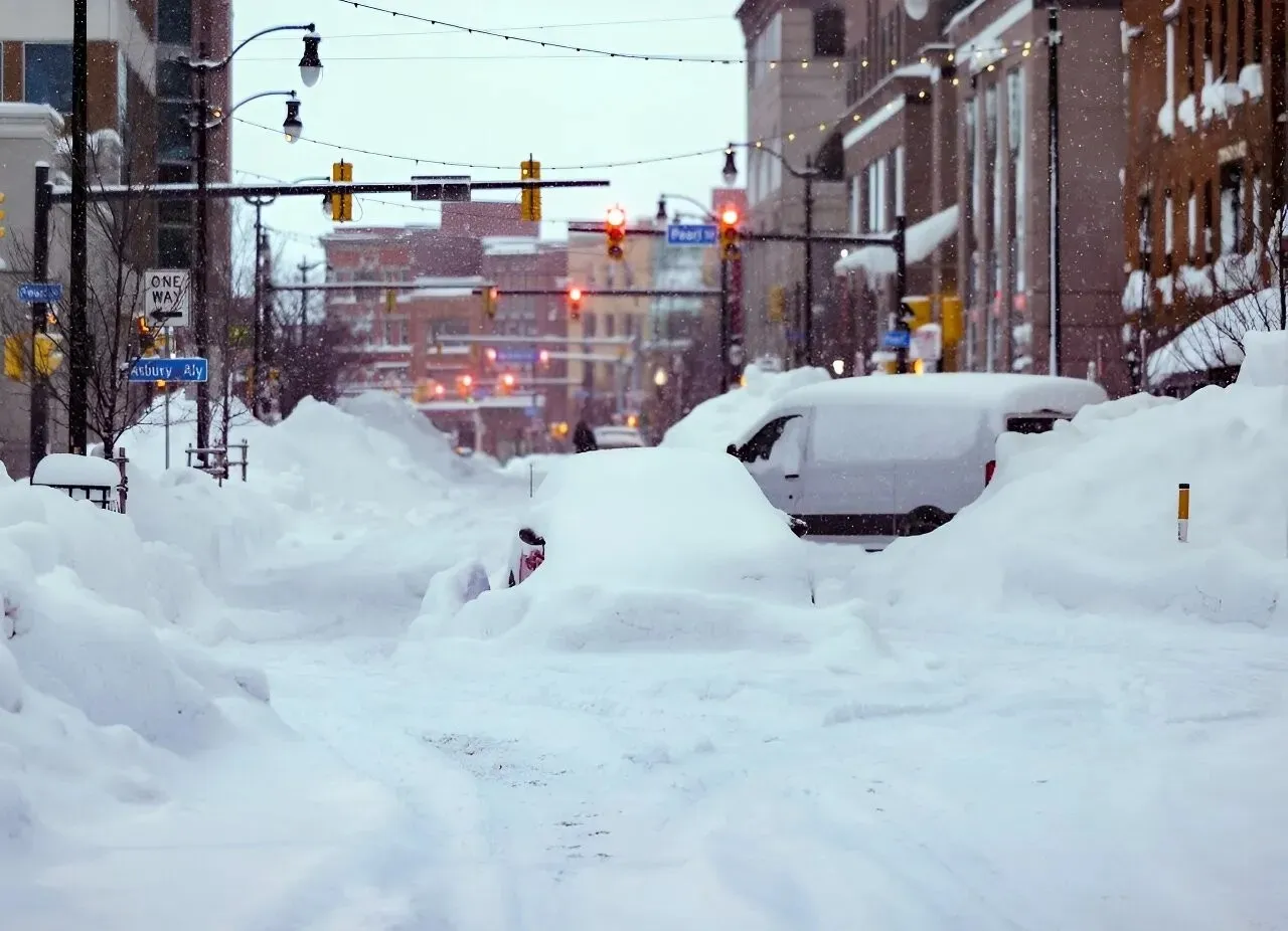A big winter storm hits the Northeastern U.S