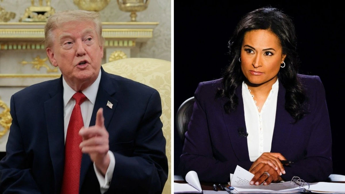 Donald Trump threatens FCC action against NBC journalist Kristen Welker over her comments about his endorsement record.